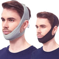 2 Pack Black Grey Adjustable Mesh Chin Strap U726