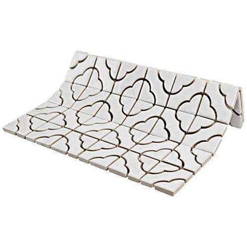 White Porcelain Floor and Wall Tile T585272