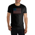 Black American Flag T-Shirt M3263