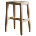 Brown Wood Seat Stool E452625