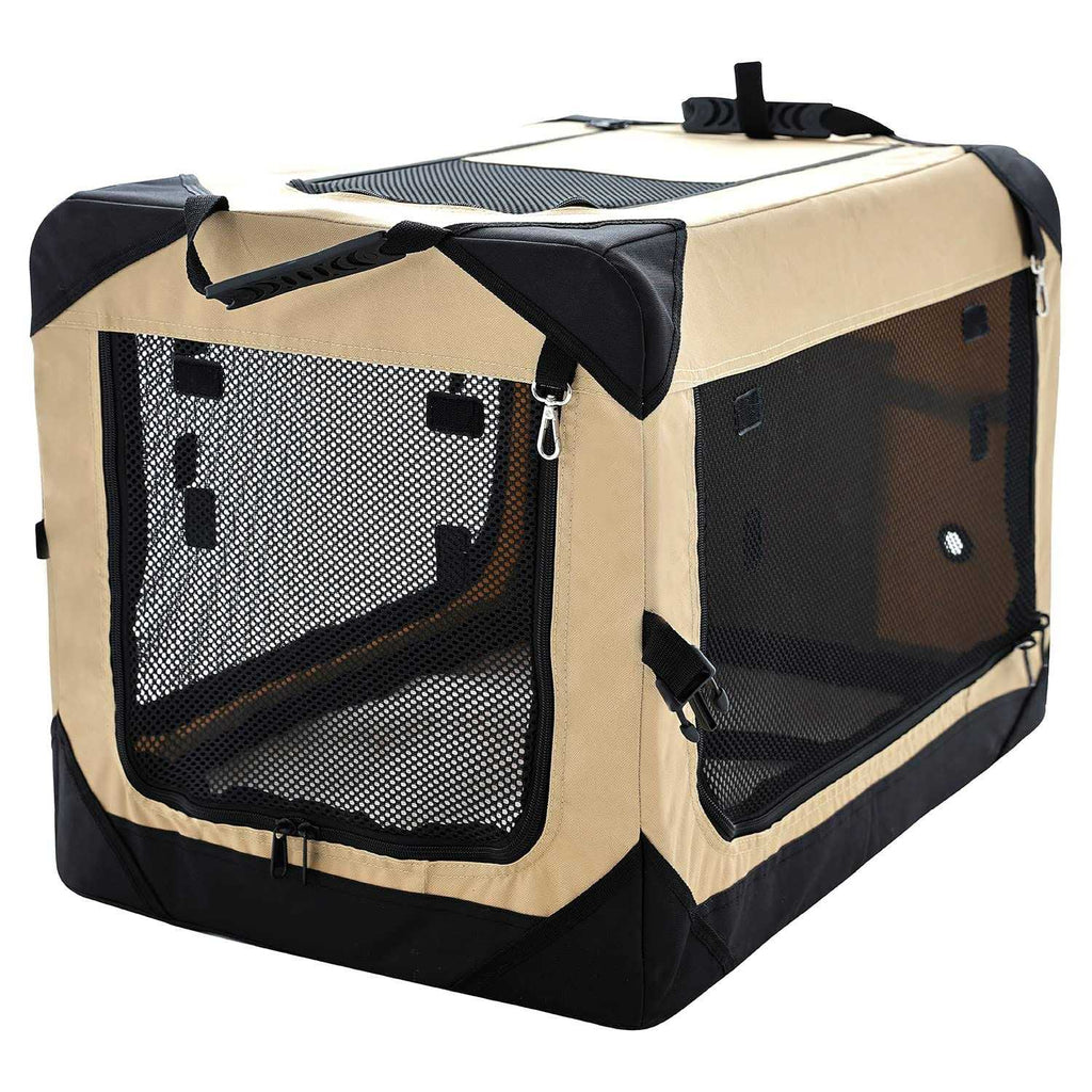 Collapsible 4-Door Soft Dog Crate X866747