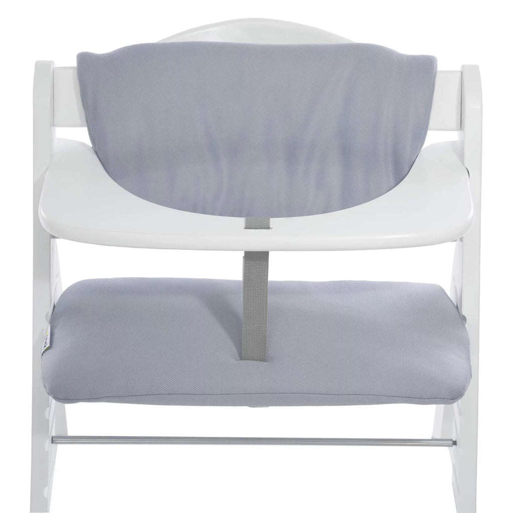 Wooden High Chair with Grey Tray & Seat Cushion E174018