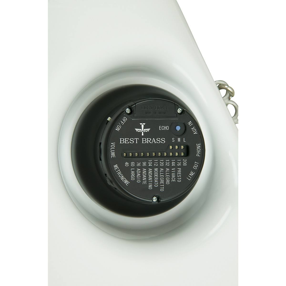 White Practice Mute System for Alto Saxophone II R46589