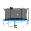 14ft Trampoline with Basketball Hoop and Ladder I250
