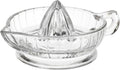 Clear Glass Citrus Juicer with Handle and Pour Spout G398871