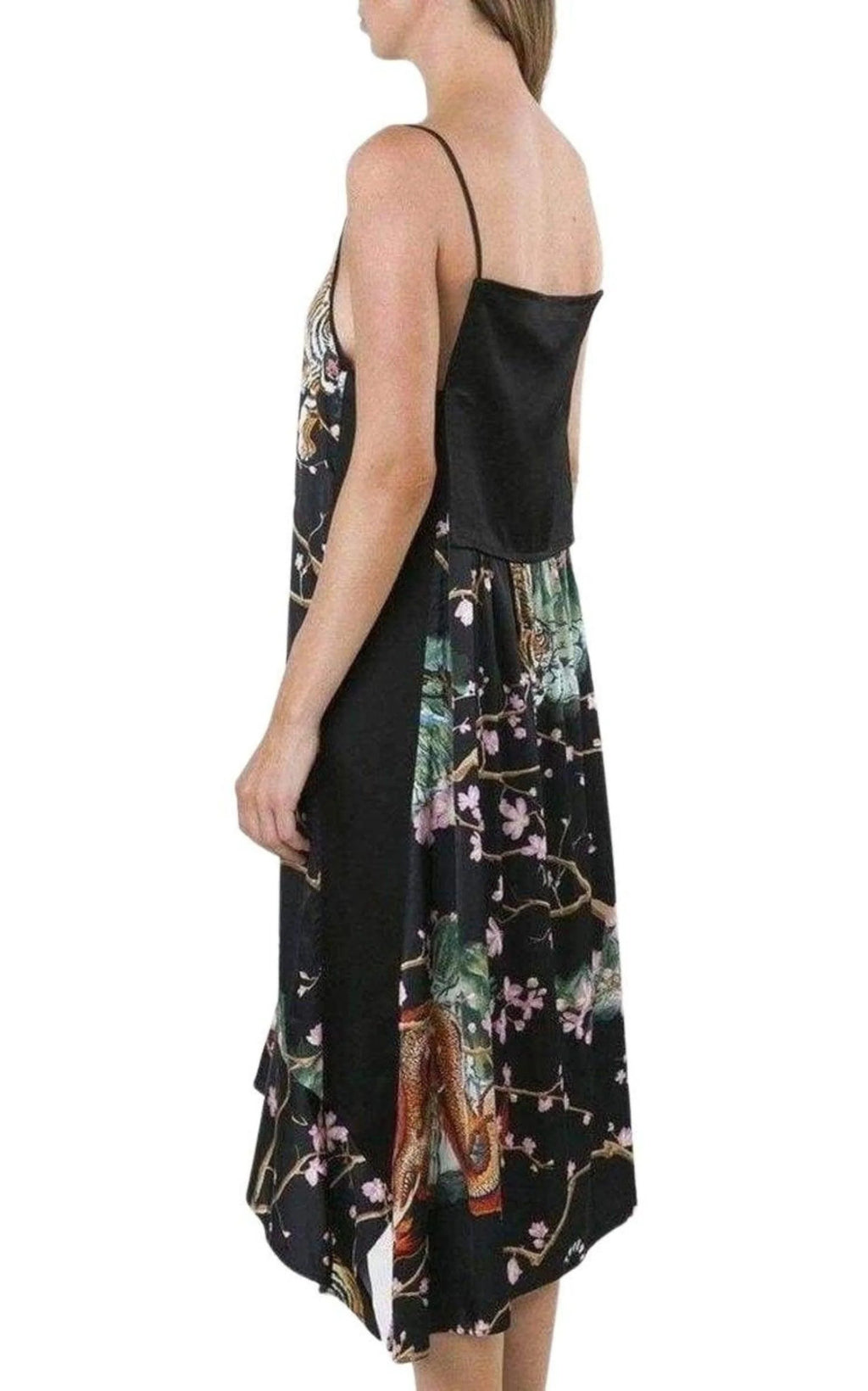 Asymmetric Printed Dress O1903