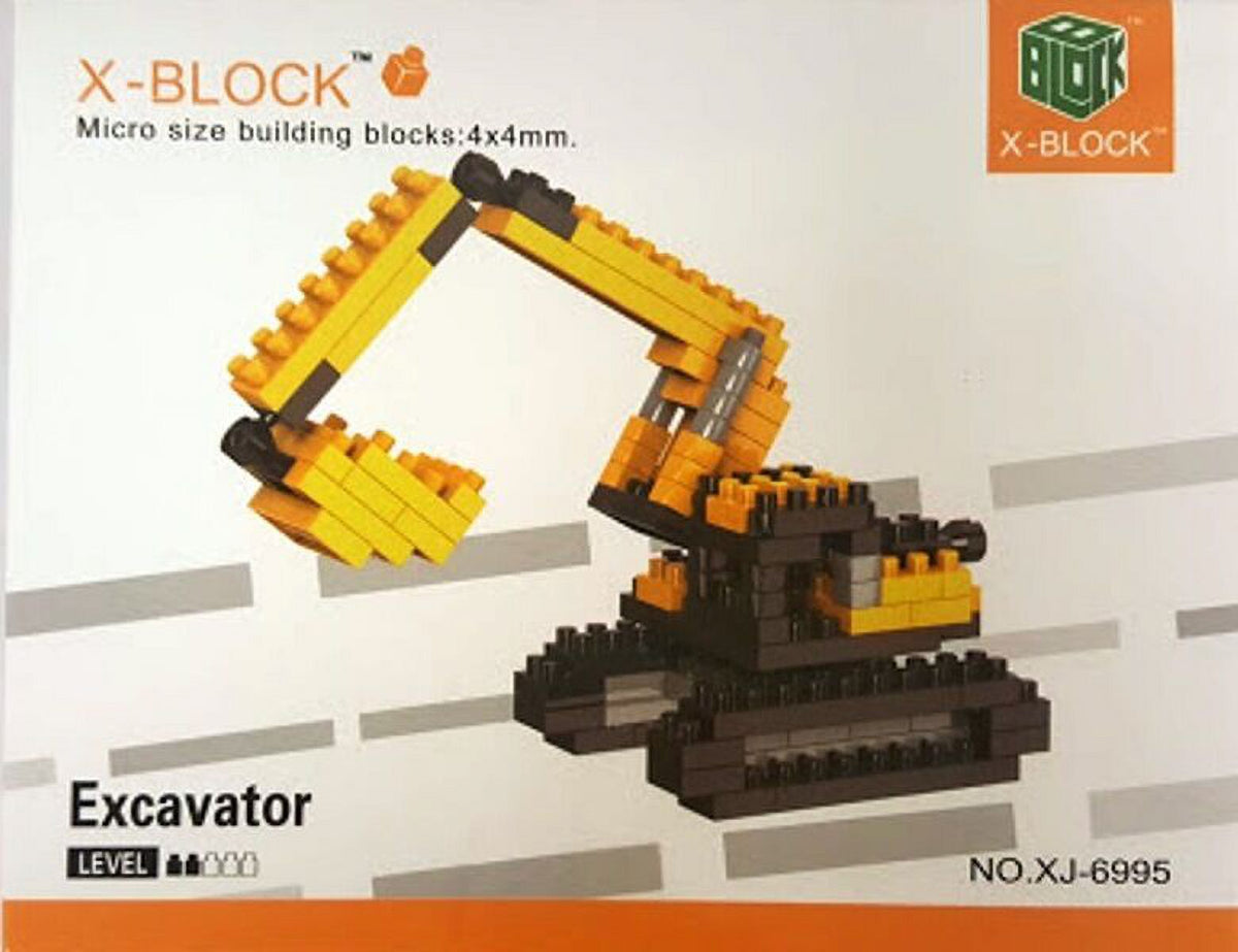 4 Sets Construction Truck Micro Size Blocks Z8318