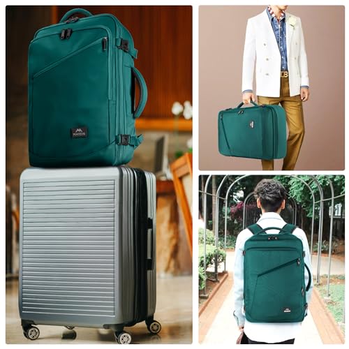 Black 27L Lightweight Expandable Waterproof Travel Backpack W421