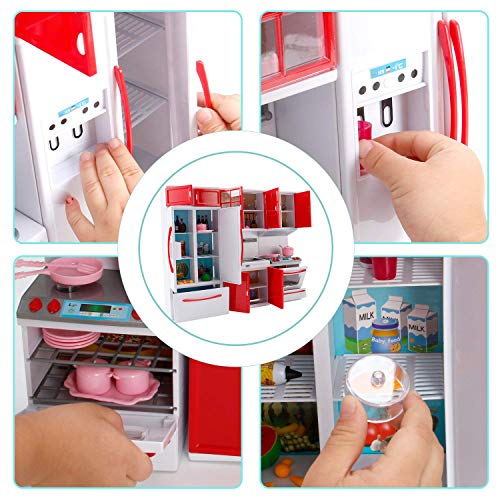 Red Mini Kitchen Toy Playset with Lights and Sounds K95539