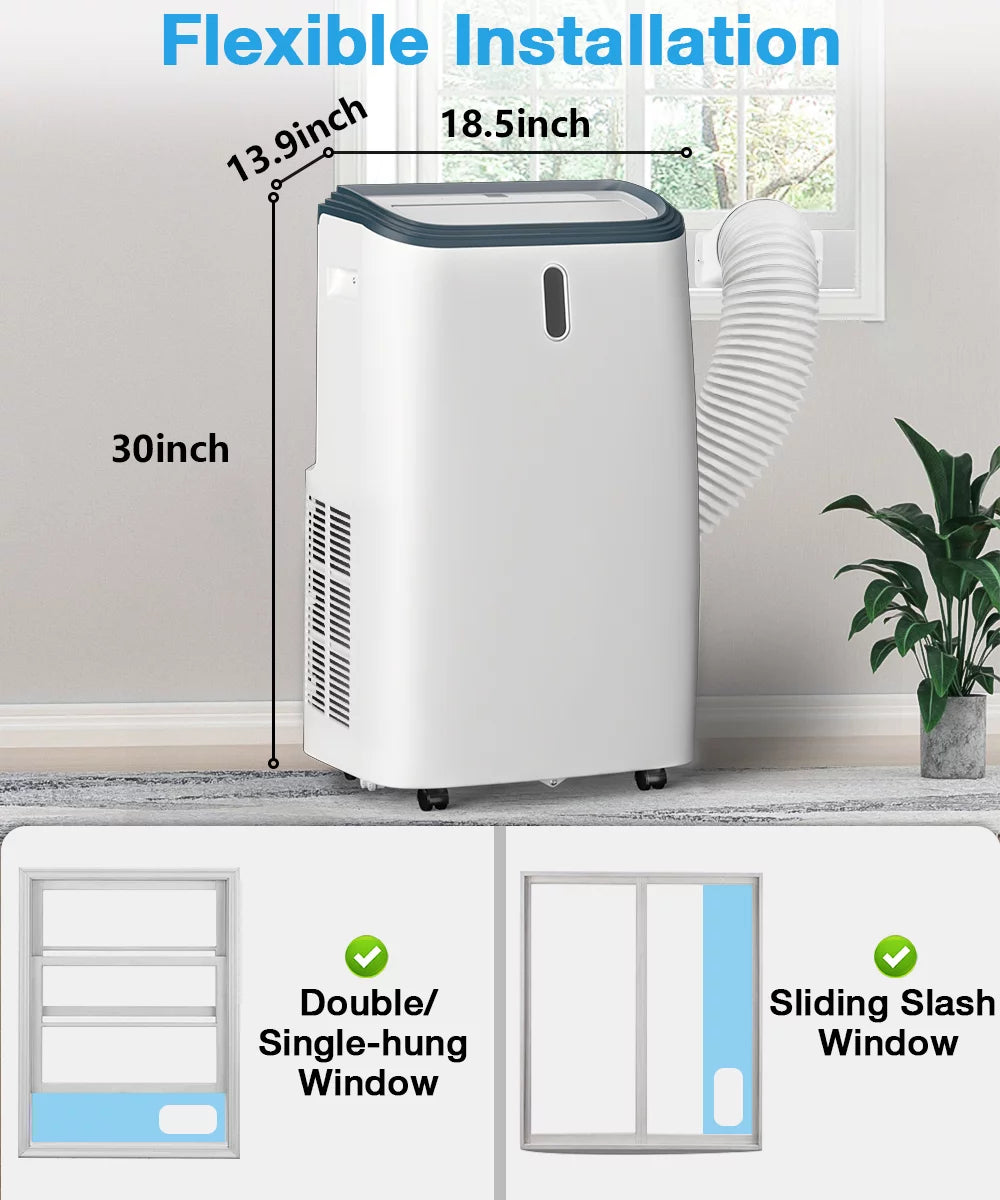 12000 BTU 3-in-1 Portable Air Conditioner & Dehumidifier F530147