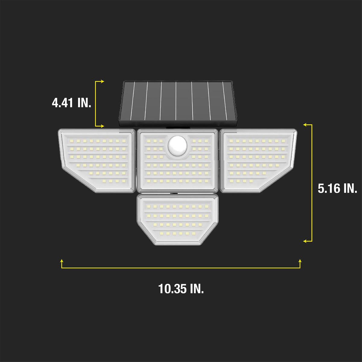 Adjustable Solar Motion LED Security Light 2-Pack O640992