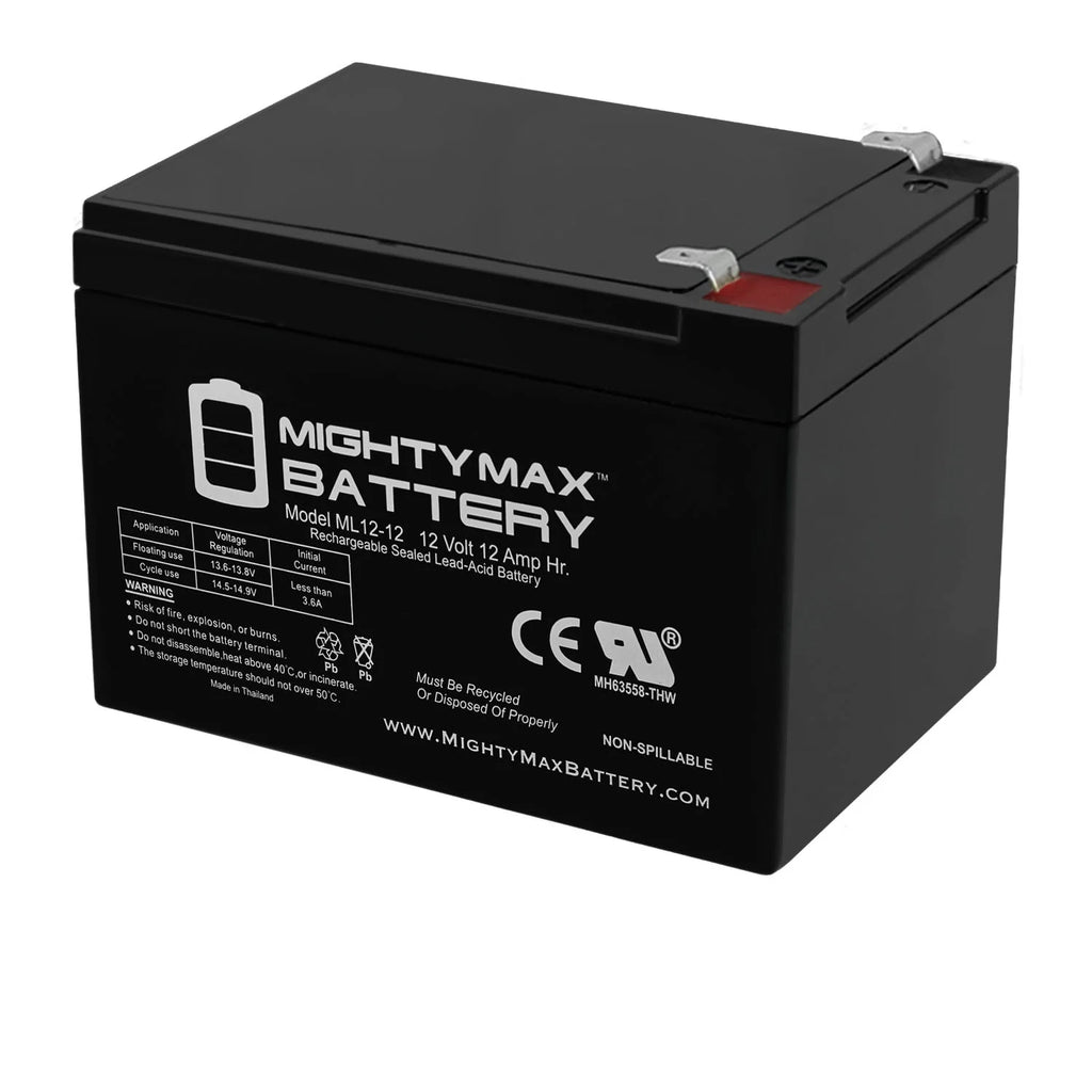 12V 12AH F2 Ebike Electric Scooter Battery C67842