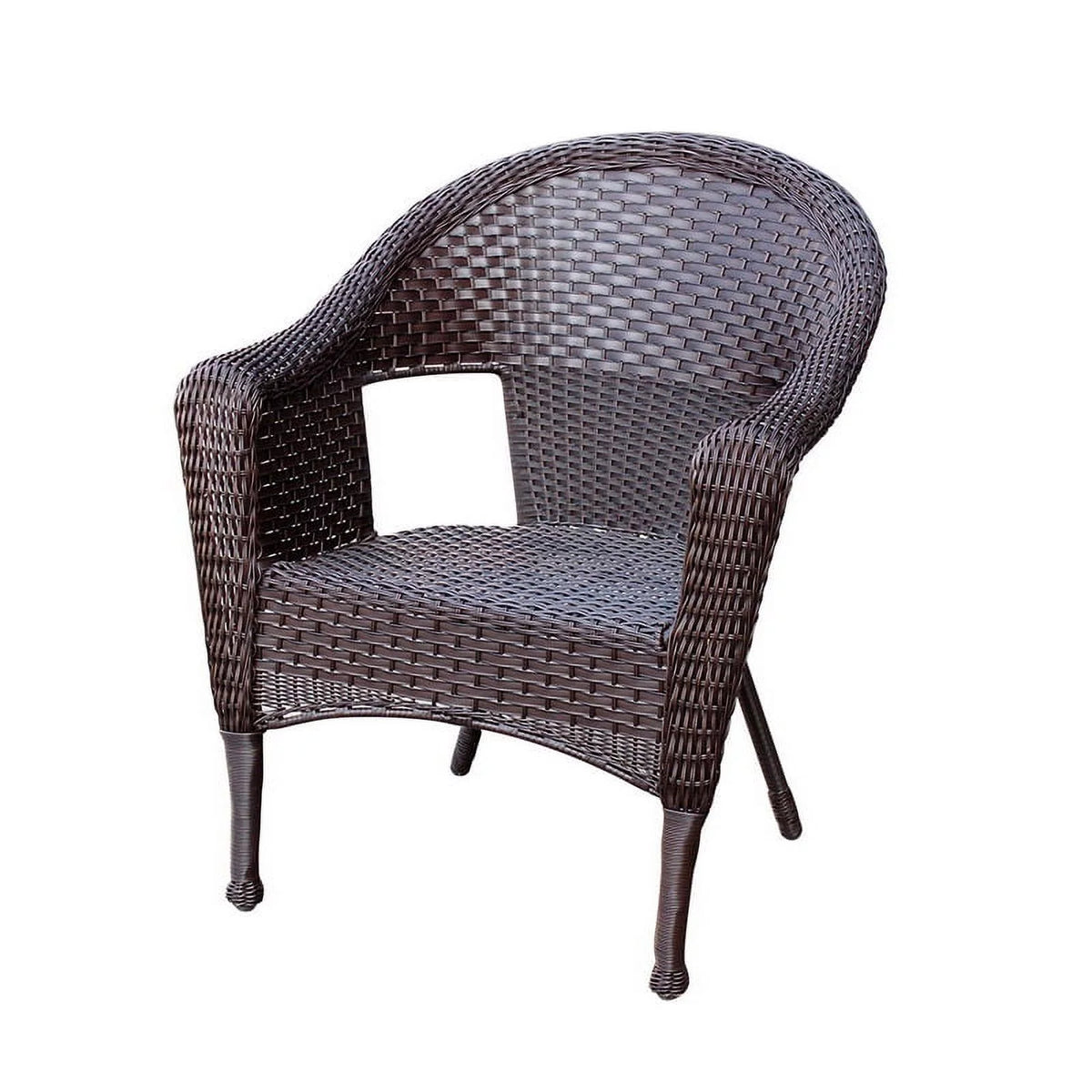 Espresso Resin Wicker Chair H50740