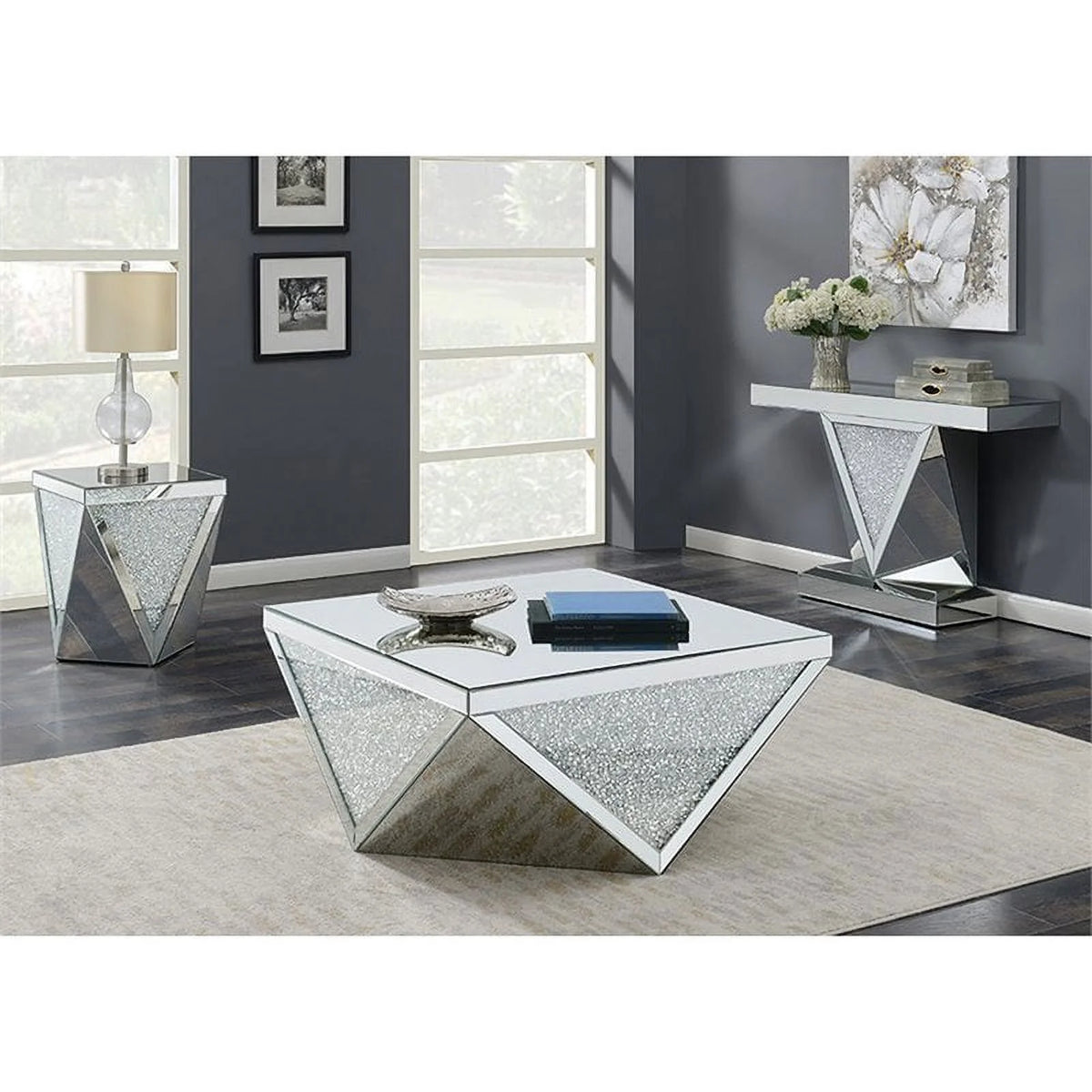 Mirrored Accent Coffee Table K9780