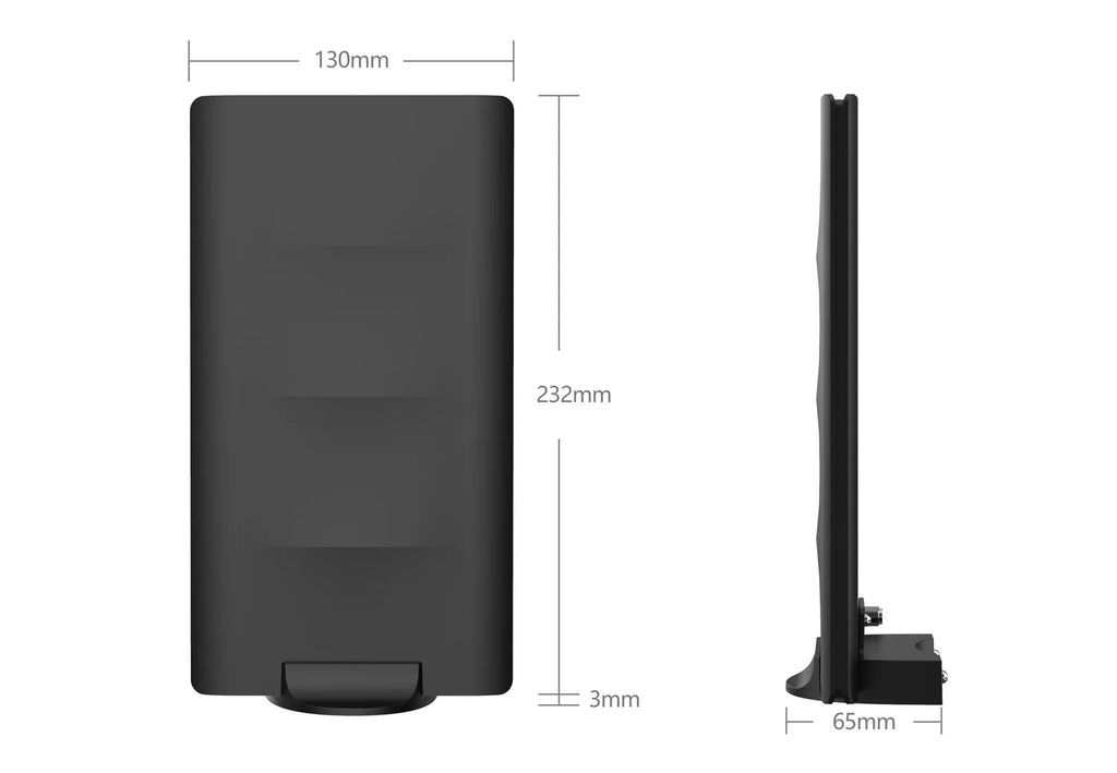 Outdoor Indoor Digital TV Antenna 200+ Miles Long Range Built-in Amplifier V2794