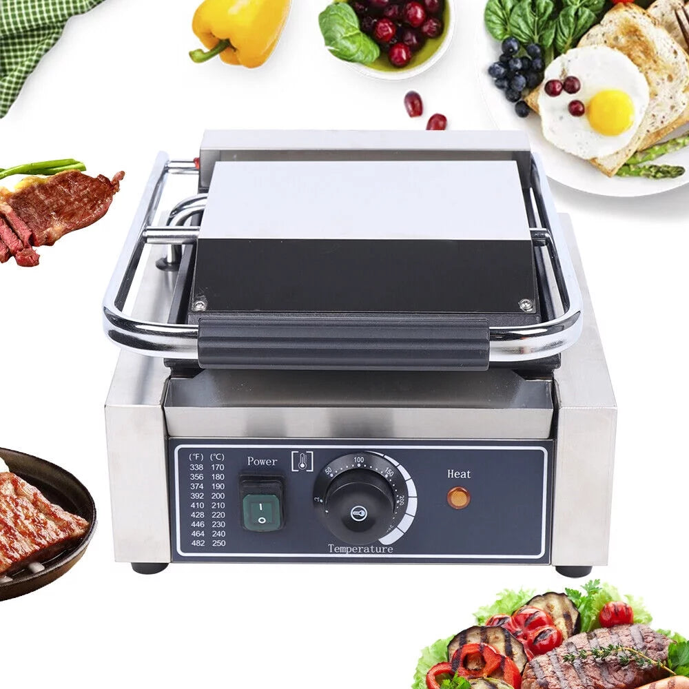 Panini Press Grill Griddle Plate B7671