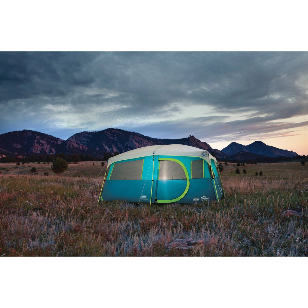 8-Person Light Blue Cabin Camping Tent G1181
