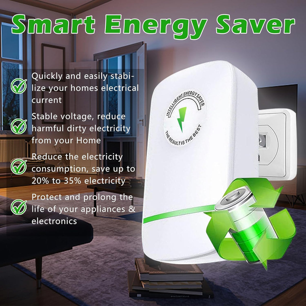 Energy Saving Device US Plug 90V-250V 30KW (6 PCS) N36080