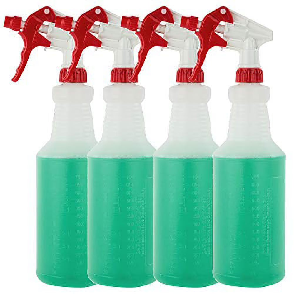 32 oz HDPE Plastic Spray Bottles with Adjustable Nozzle I321