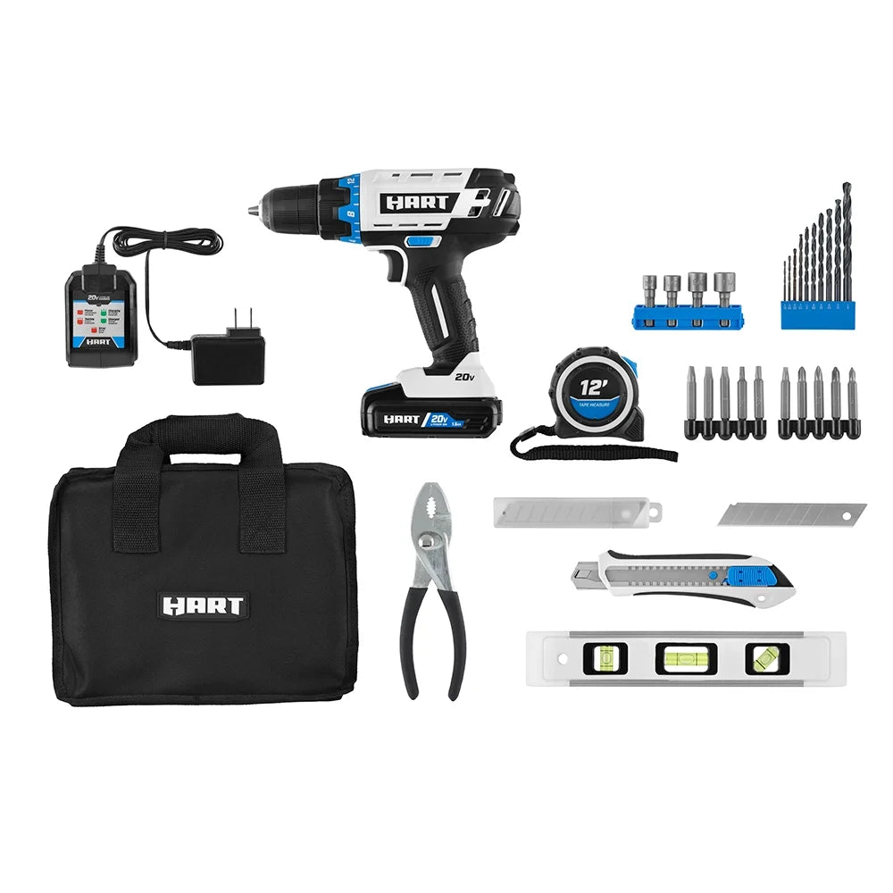 20-Volt Cordless Drill Driver and Mechanics Set M626