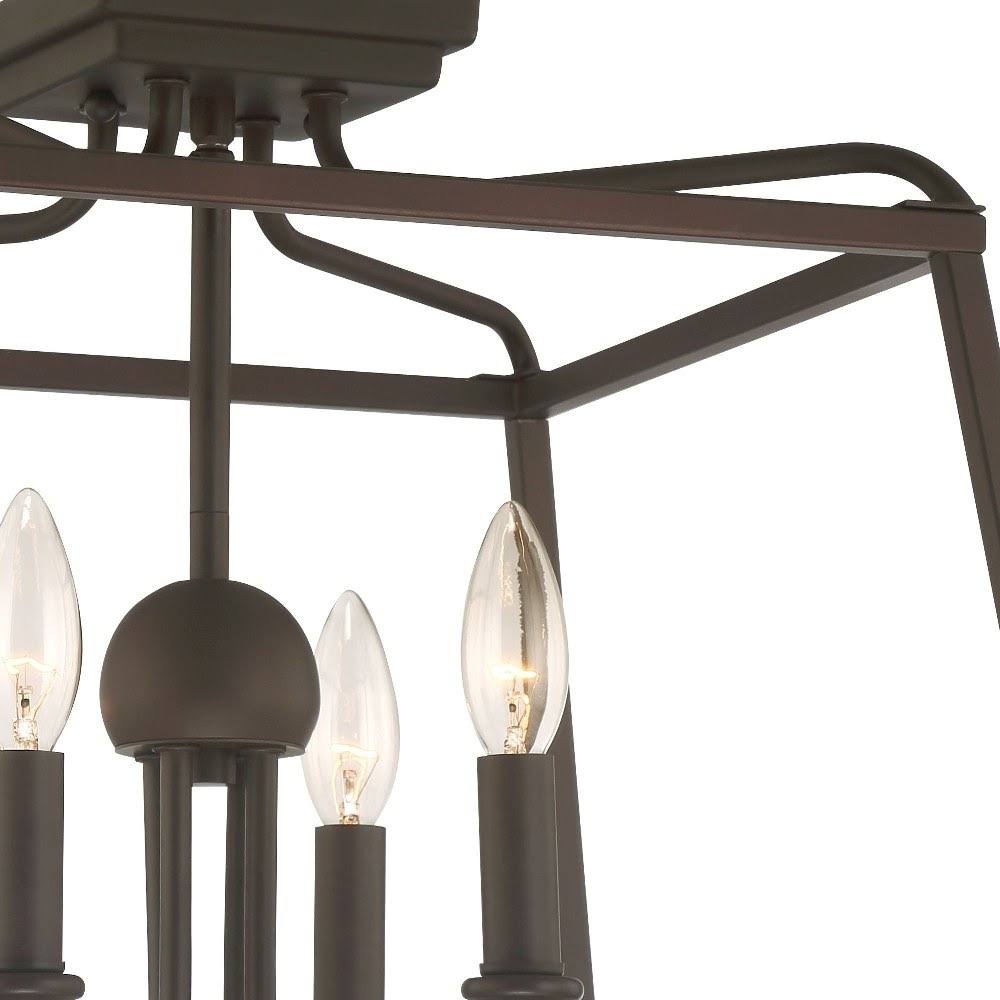 Polished Nickel 4 Light Ceiling Mount S463802