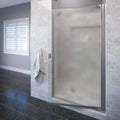 Semi-Frameless Pivot Shower Door in Brushed Nickel H3735