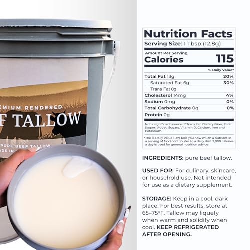 Grass Fed Grass Finished Wagyu Beef Tallow 2 LB X605756
