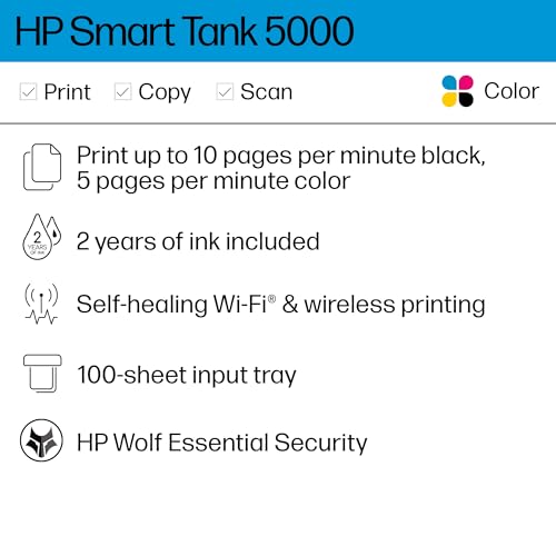 Wireless All-in-One Ink-Tank Printer, white U226471