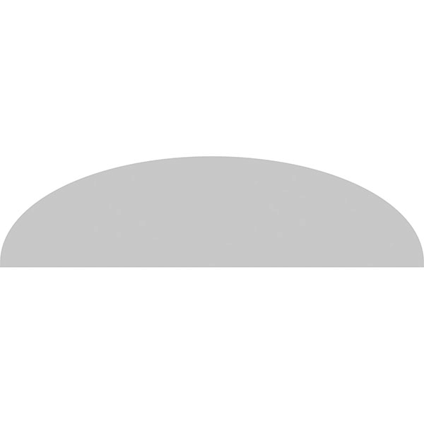 Elliptical Sunburst PVC Pediment Q217