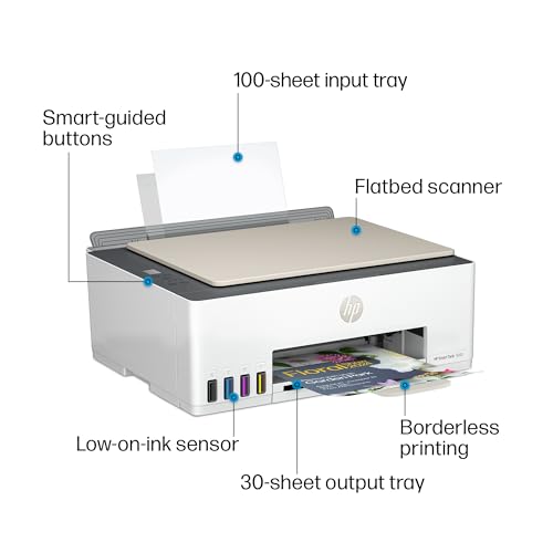 Wireless All-in-One Ink-Tank Printer, white U226471