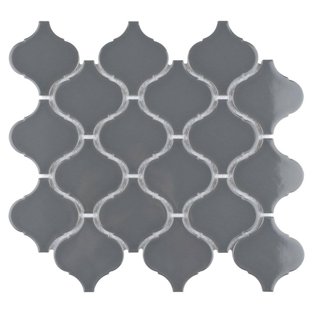 Dark Grey Porcelain Mosaic Tile N95659