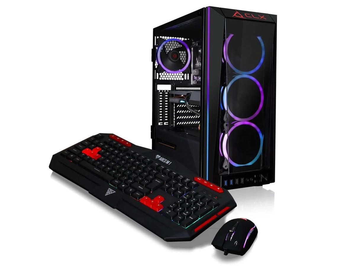 Liquid Cooled Intel Core i7 10700KF 8-Core Processor 32GB DDR4 Memory GeForce RTX 3060 12GB Graphics 500GB SSD 4TB HDD Windows 11 Home Desktop V564