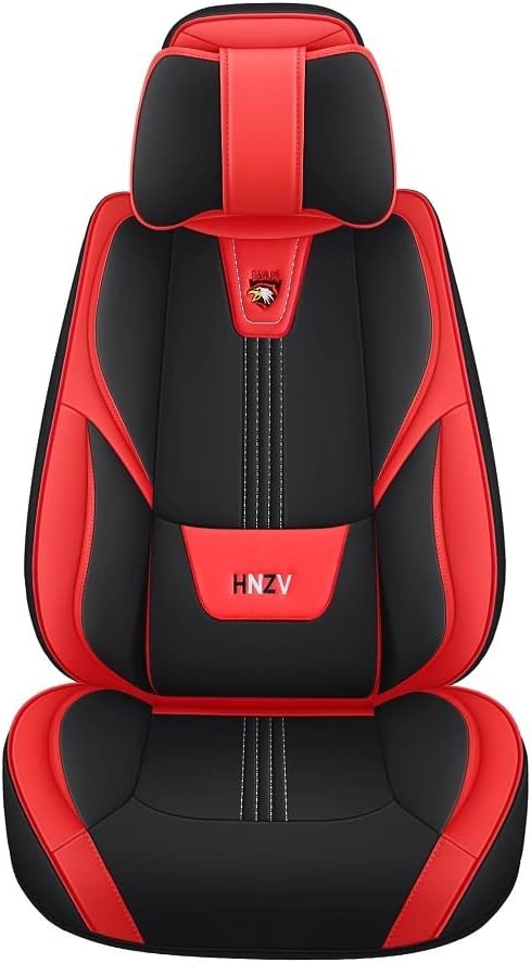 Car Seat Covers Full Set with Eagles Pattern Red D729081