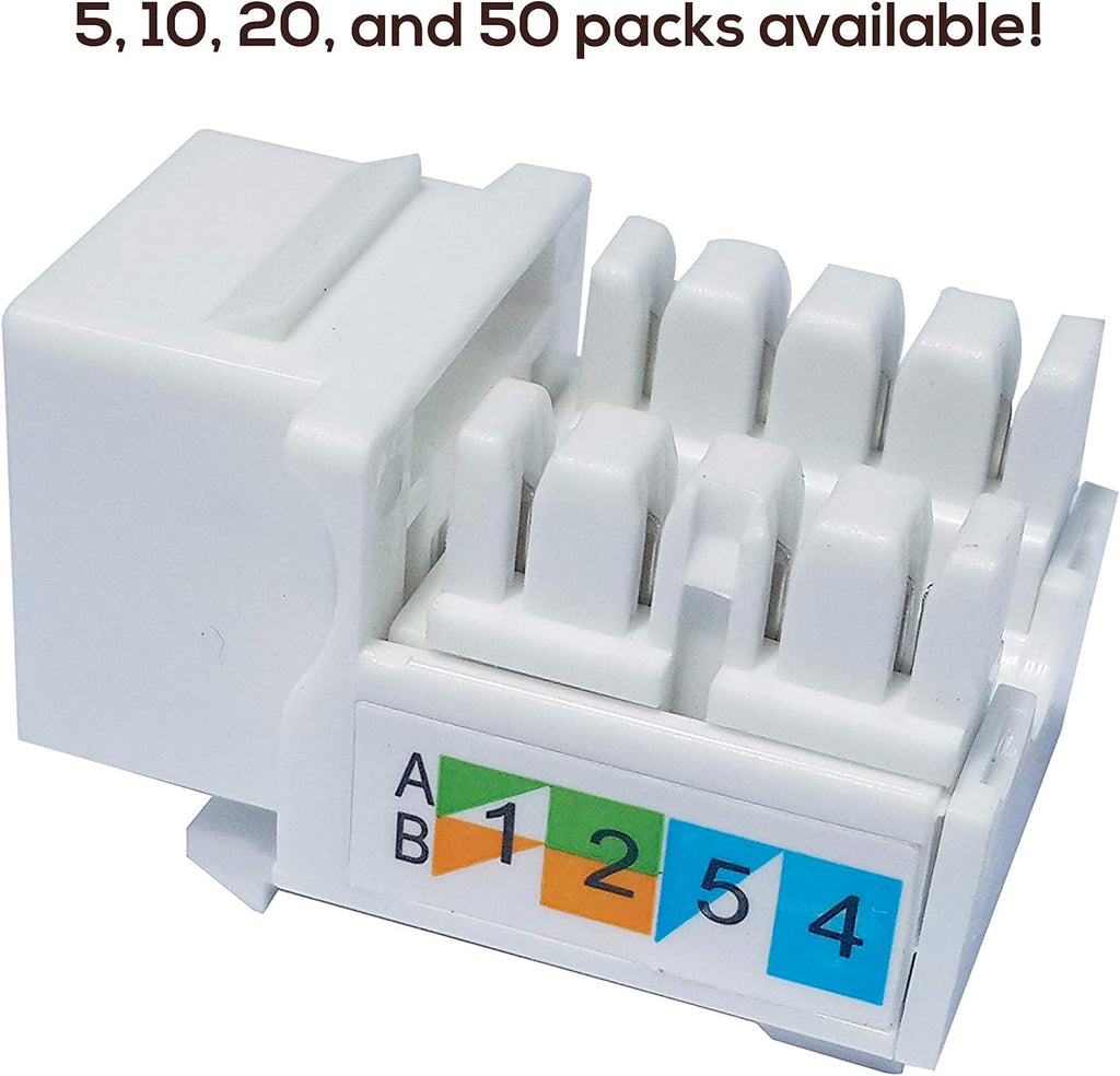 100-Pack Cat6 Keystone Jack G3883
