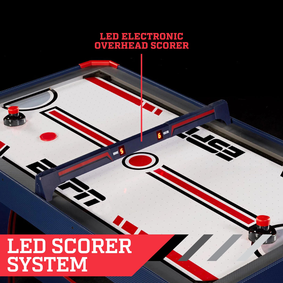 60" x 32" x 32" Air Powered Hockey Table with Electronic Scorer Q171127