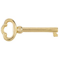 Brass Plated Skeleton Key T4015