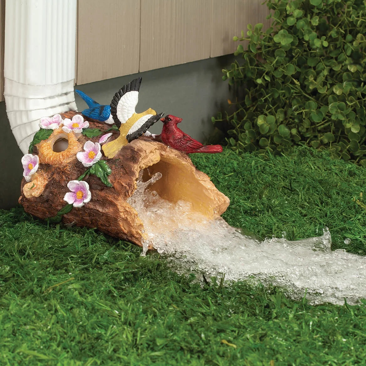 Decorative Downspout Extender, 100% Polyresin, Fits Gutter Openings 4.5” x 3.5” V327212