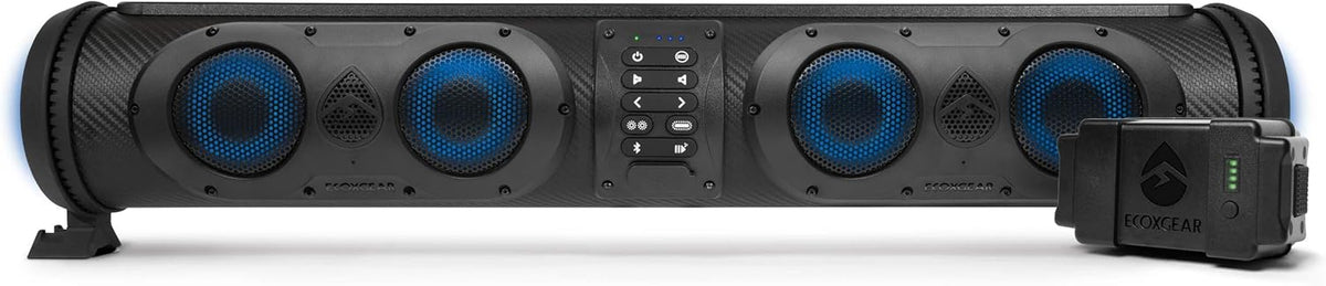 Rechargeable Amplified Bluetooth 8 Speaker Soundbar Waterproof Sandproof with LED Lighting L6993
