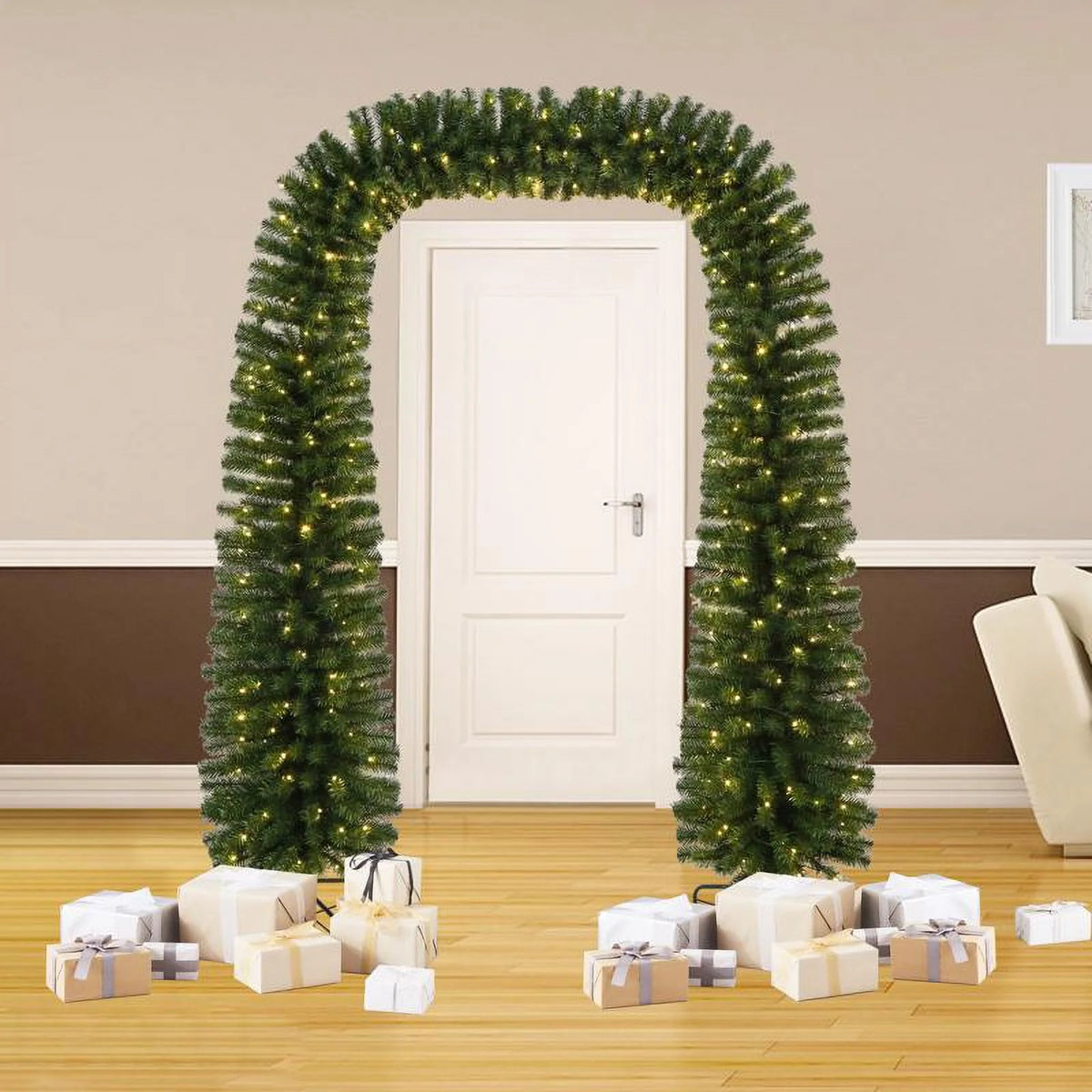 8 ft. L LED Prelit Garland F193