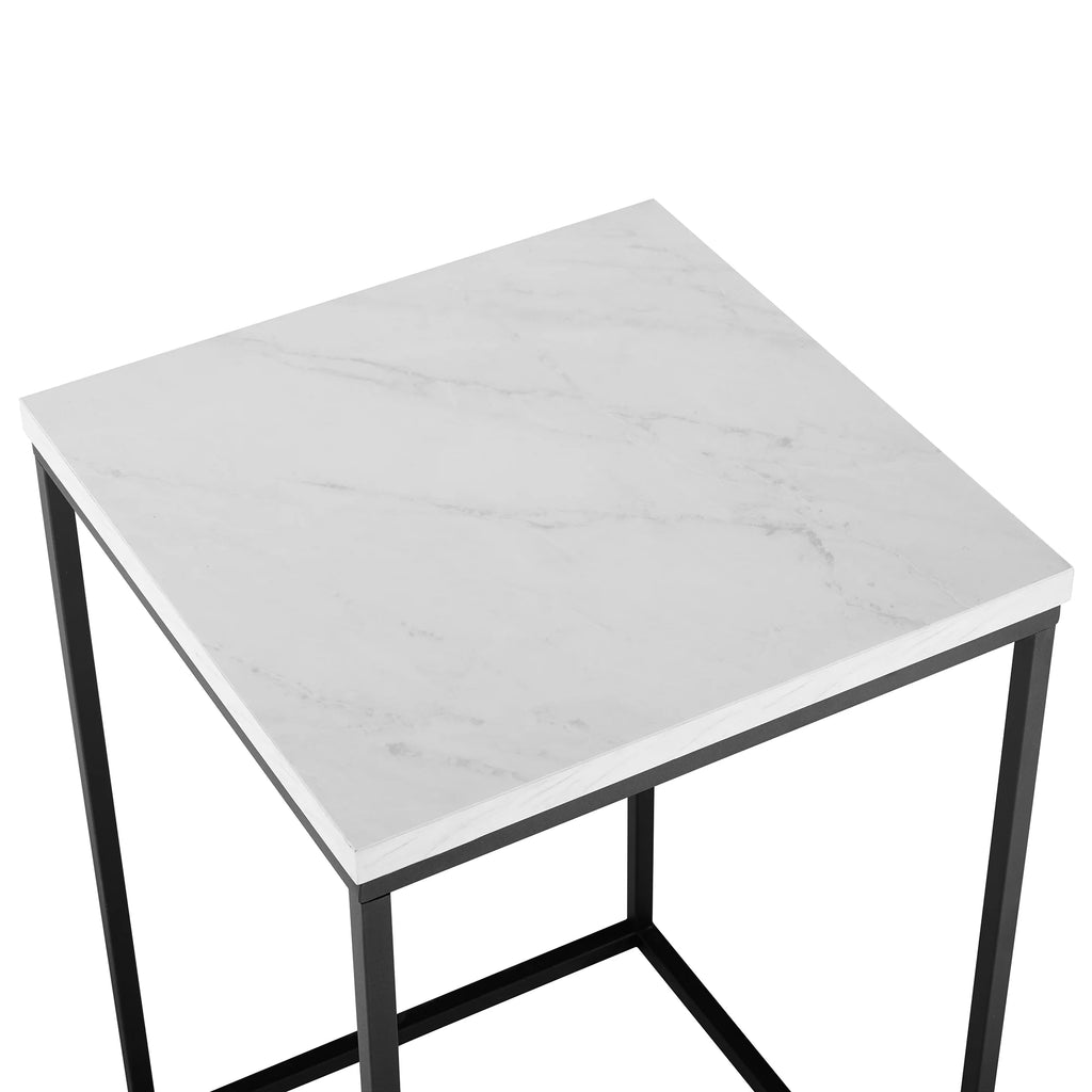 3 Piece Faux Marble Occasional Table Set V3750