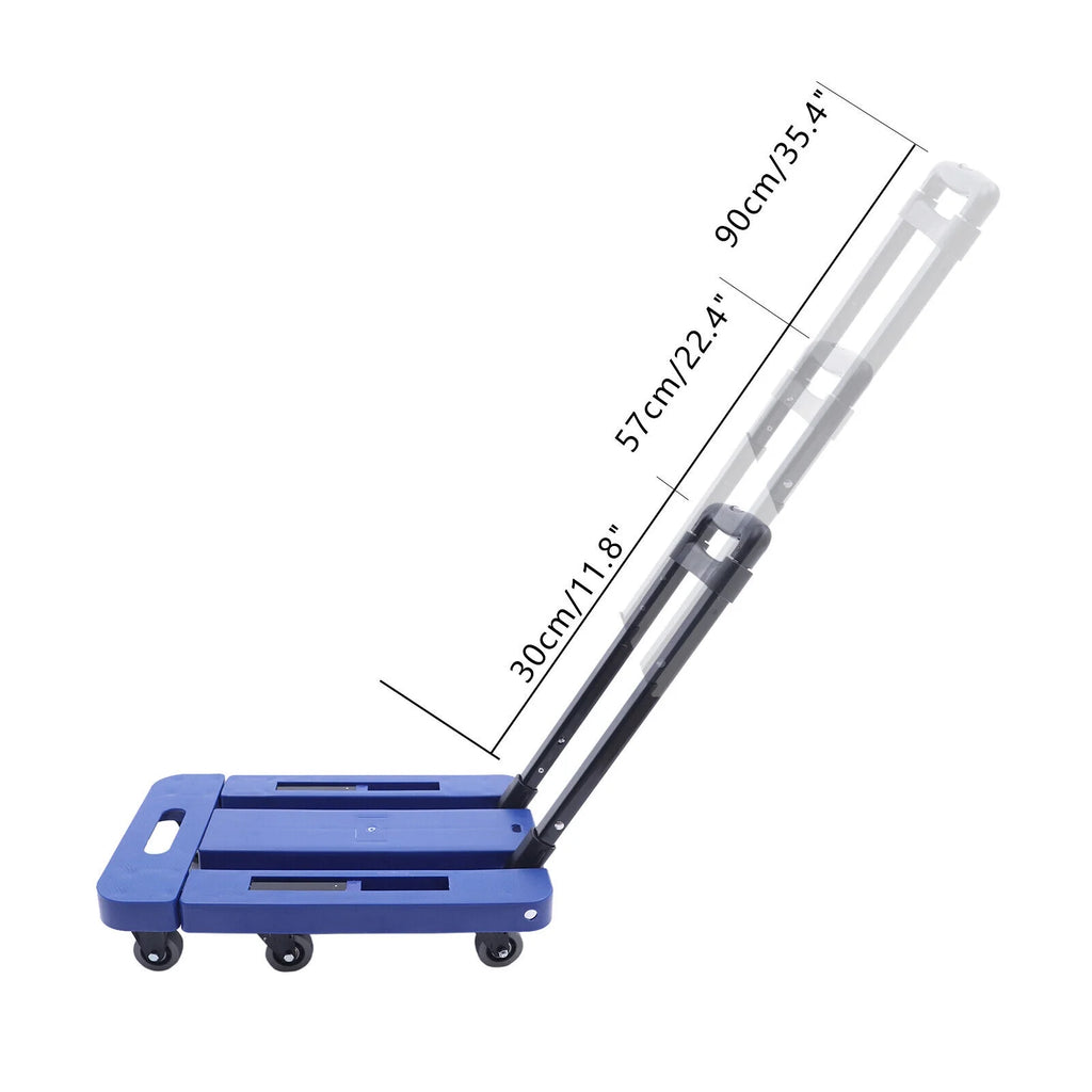 Folding Dolly Trolley with 6 Wheels D518