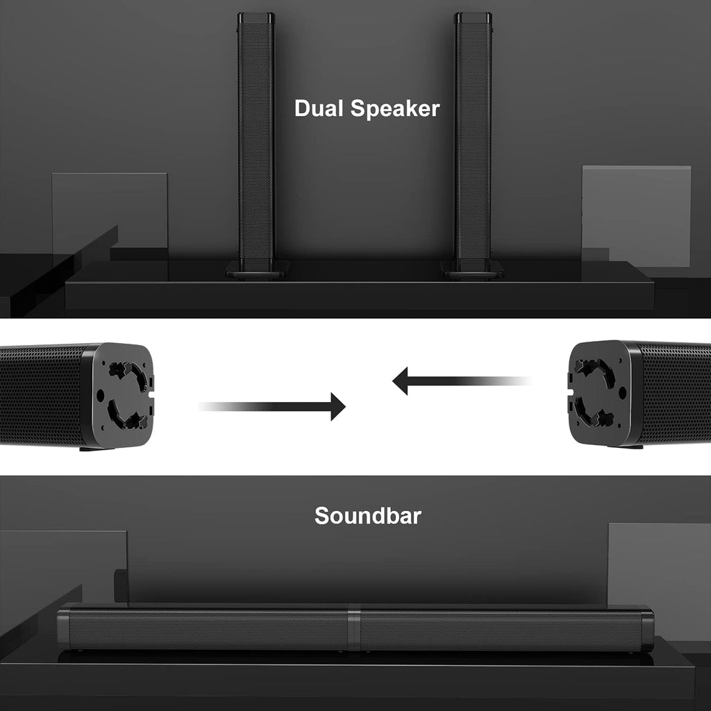 Sound Bars for TV with Subwoofer, 2.1 Channel W551