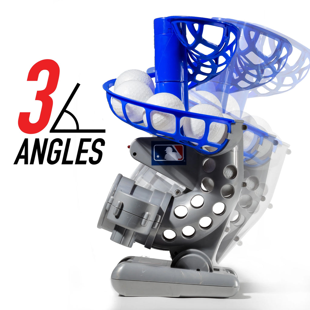 Electronic Baseball Pitching Machine with 6 Plastic Baseballs U577