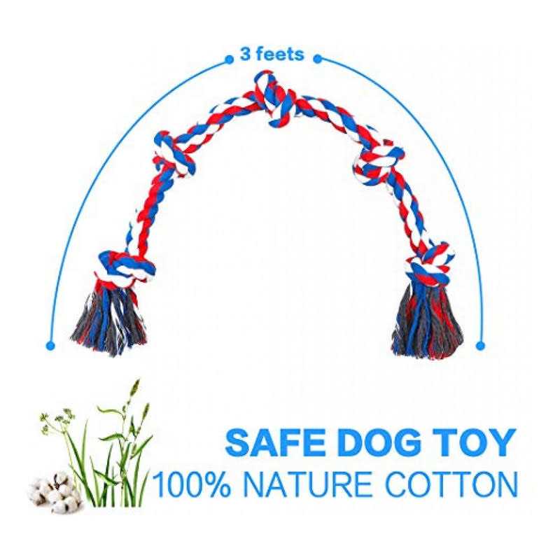 Dog Rope Toys for Aggressive Chewers J7545