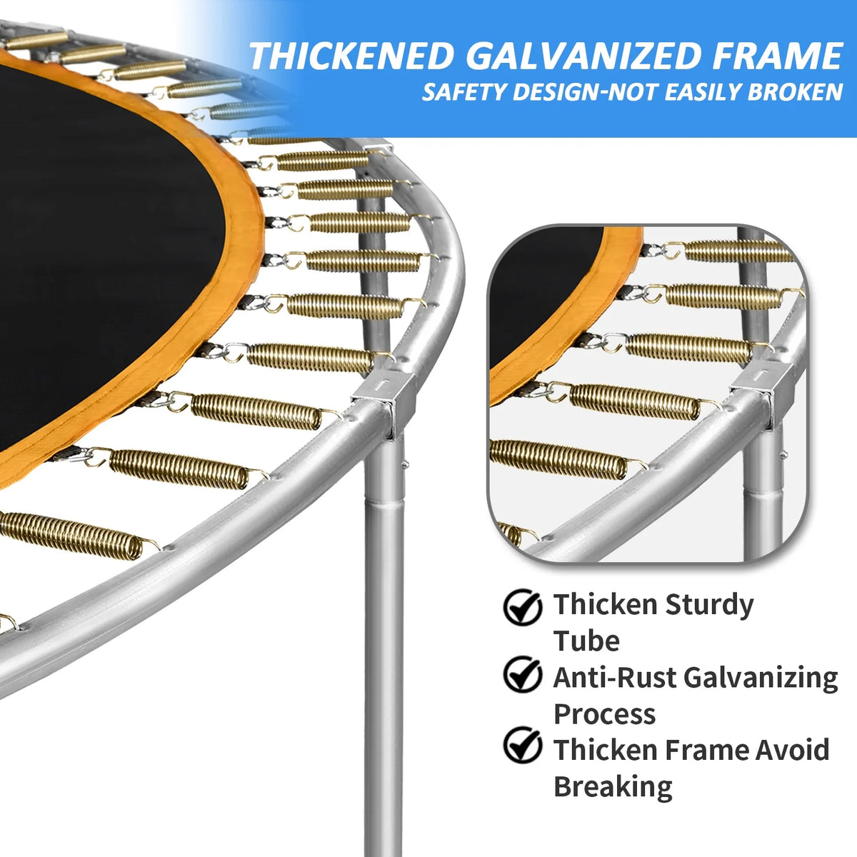 14ft Trampoline with Basketball Hoop and Ladder I250