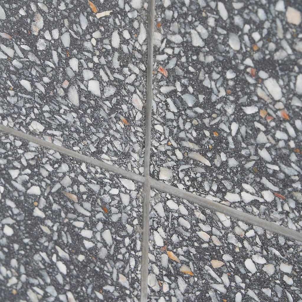 Gray 16 in. x 16 in. Polished Cement Square Floor and Wall Tile V53154