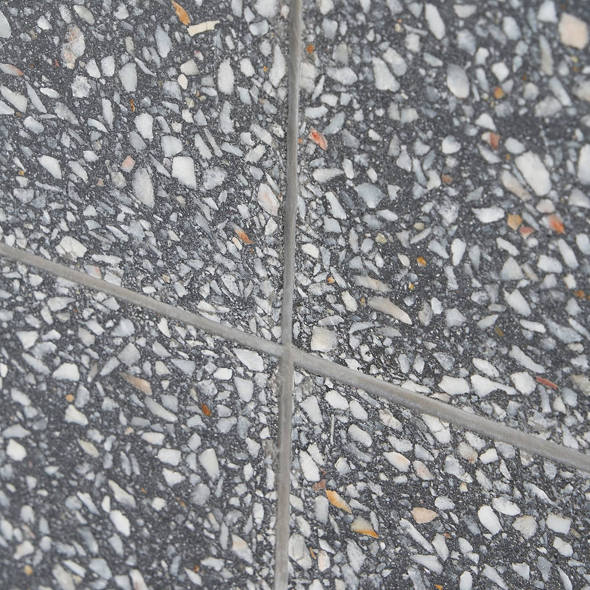 Gray 16 in. x 16 in. Polished Cement Square Floor and Wall Tile V53154