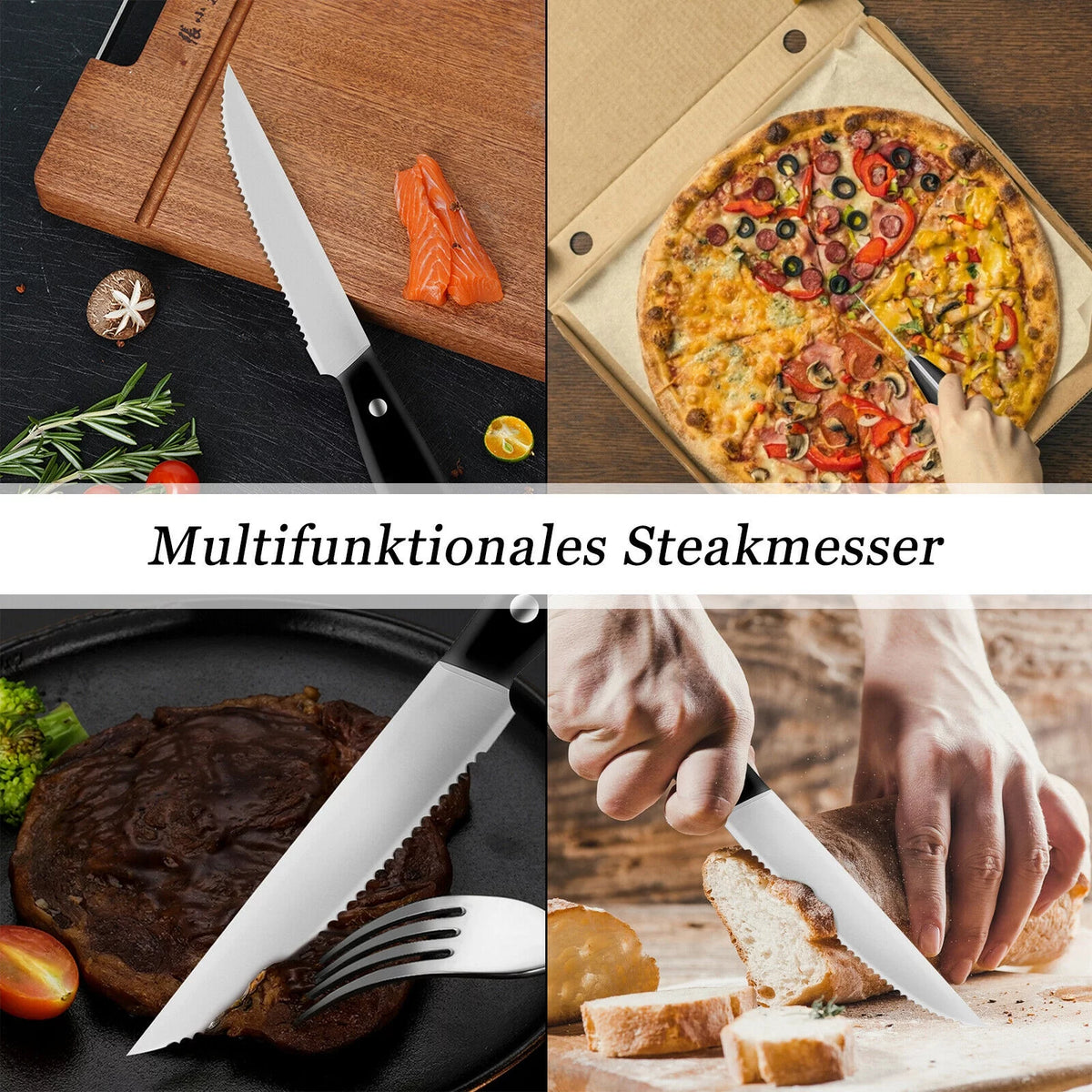 Black Steak Knife Set C765770