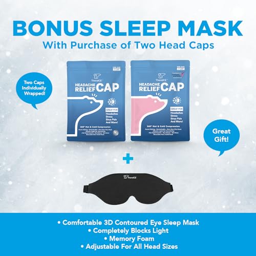 Migraine Relief Ice Pack Head Wrap O8521
