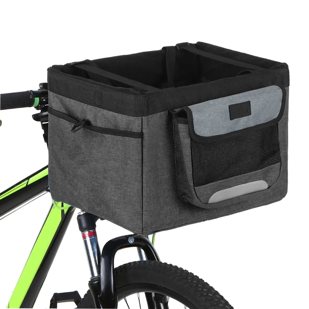 Bike Handlebar Removable Small Pet Cat Carrier Y641580